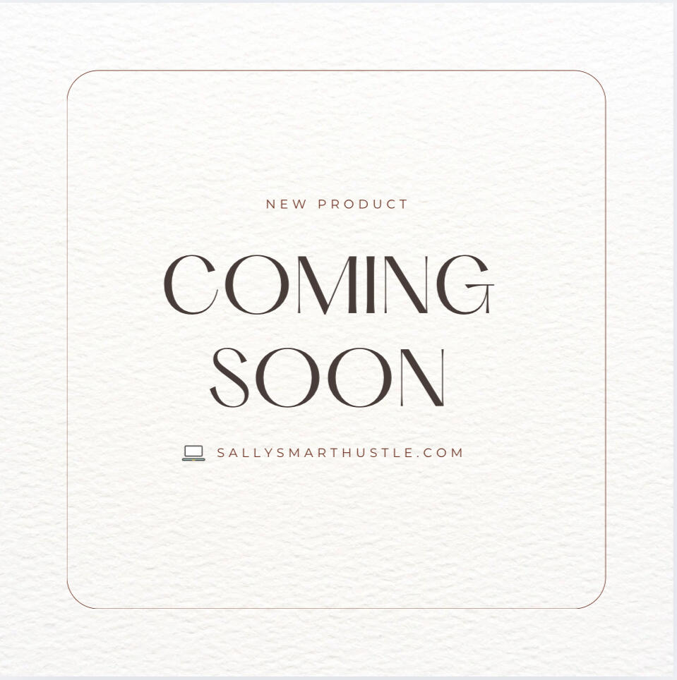 Coming Soon New products